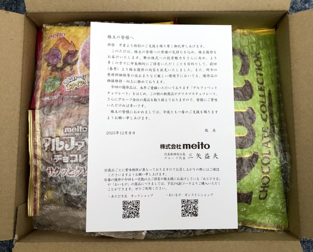 meito 株主優待